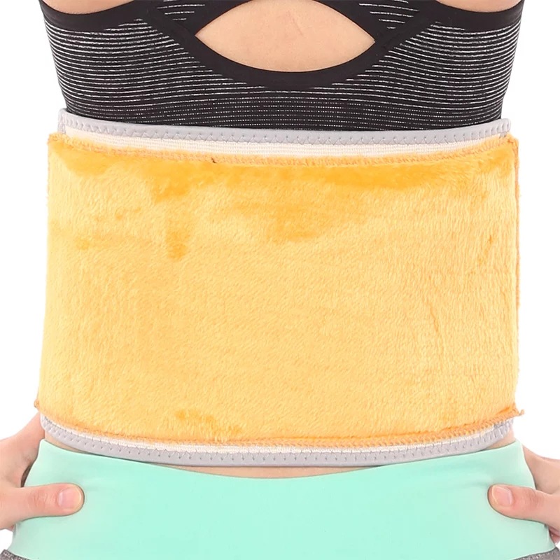 Factory direct plus velvet padded waist warm cold protection belt wholesale