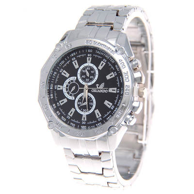 Foreign trade new orendo ORLANDO men's alloy watch, Men's Watch Gift watch manufacturers steel belt