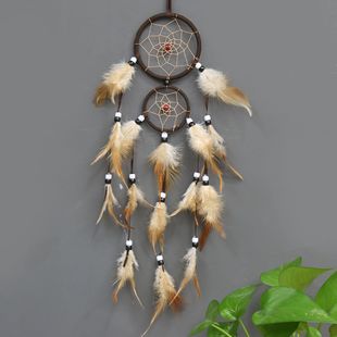Foreign trade hot Indian style dream catcher hanging ornaments upper and lower rings dream catcher holiday gift