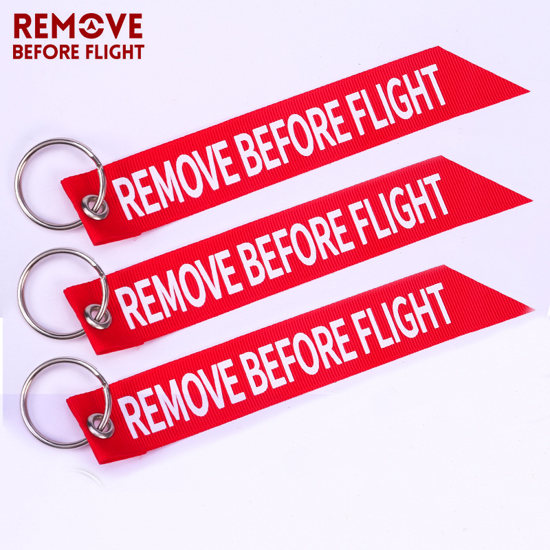 Amazon Motorcycle Ribbon Keychain REMOVE BEFORE FLIGHT Exhaust Pipe Plug Ribbon Keychain