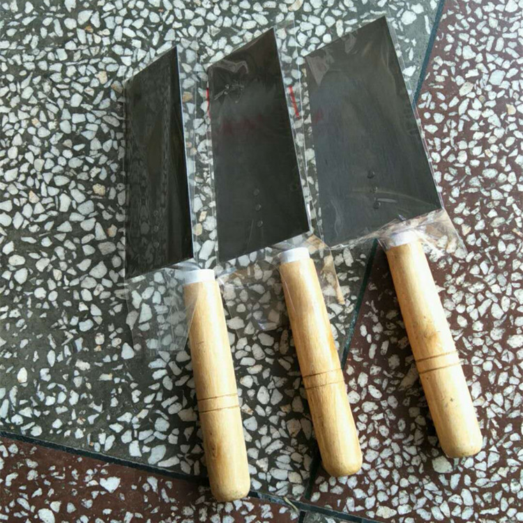 Factory Direct supply thickened rivet tile shovel trapezoidal brick knife Gray pool gray spoon trowel hardware tools