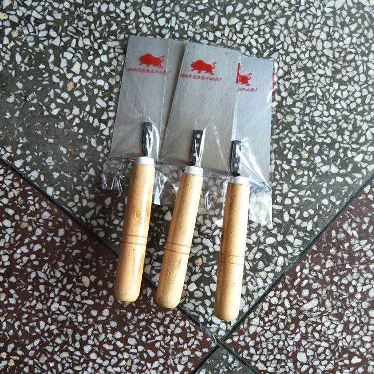 Factory Direct supply thickened rivet tile shovel trapezoidal brick knife Gray pool gray spoon trowel hardware tools
