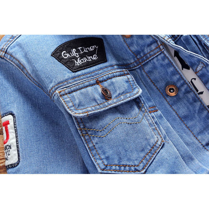 Spring and autumn hot sale cross-border Denim jacket European and American fashion brand plus size men's stand collar top Korean men's Denim jacket