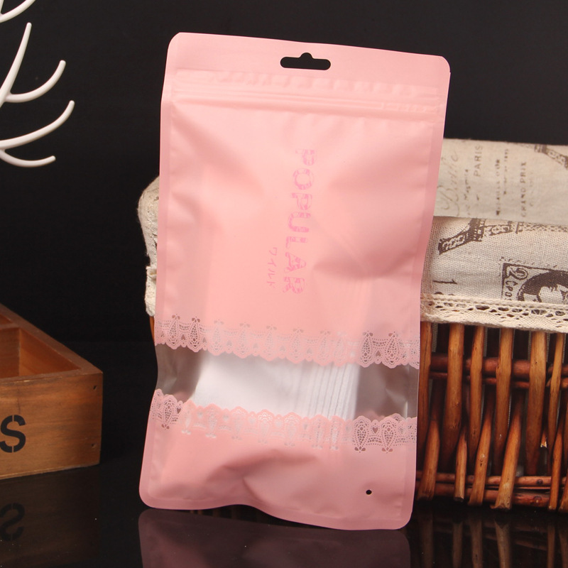 Japanese underwear packaging bag leggings T-shirt self-sealing scarf swimsuit swimming trunks lace baby clothing socks bag