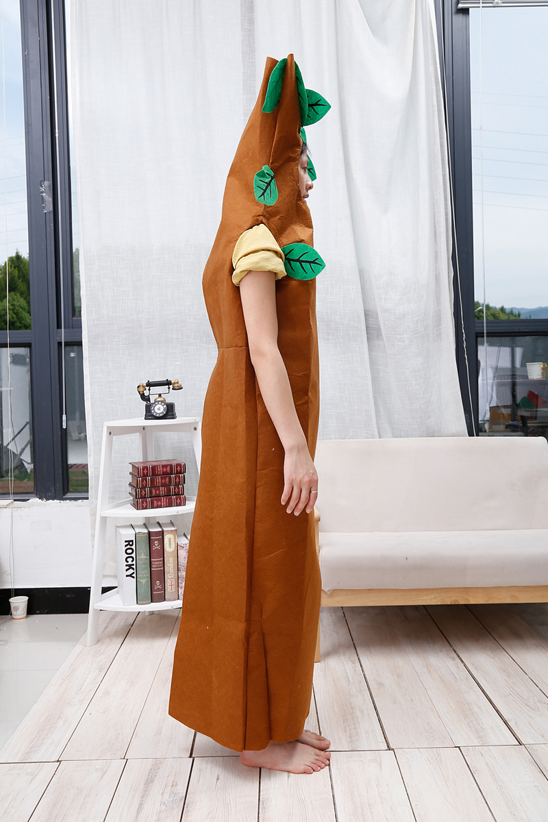 Kindergarten Parent-Child Fashion Performance Clothing Bakery Tree Adult Creative Big Tree Stage Clothing Drama Performance Clothing