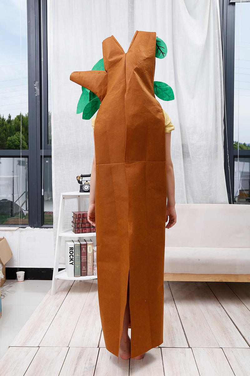 Kindergarten Parent-Child Fashion Performance Clothing Bakery Tree Adult Creative Big Tree Stage Clothing Drama Performance Clothing