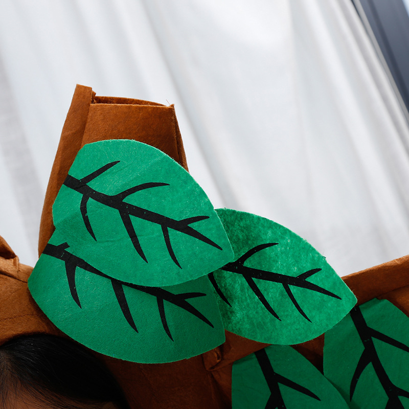Kindergarten Parent-Child Fashion Performance Clothing Bakery Tree Adult Creative Big Tree Stage Clothing Drama Performance Clothing