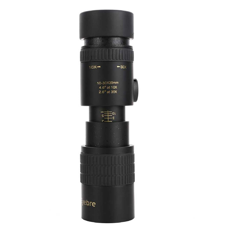 Cross-border wholesale monocular telescope mobile phone photo 10-30x30 high-power HD telescopic zoom mini glasses
