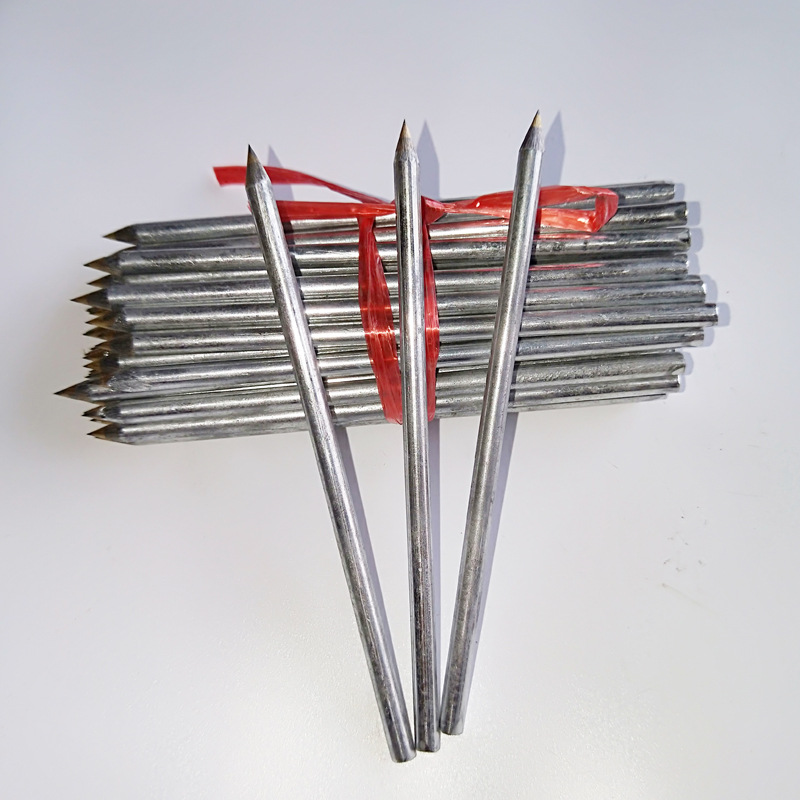 Building marking tool hard round steel common single pen ceramic tile alloy head silver scribing needle scribing needle brush