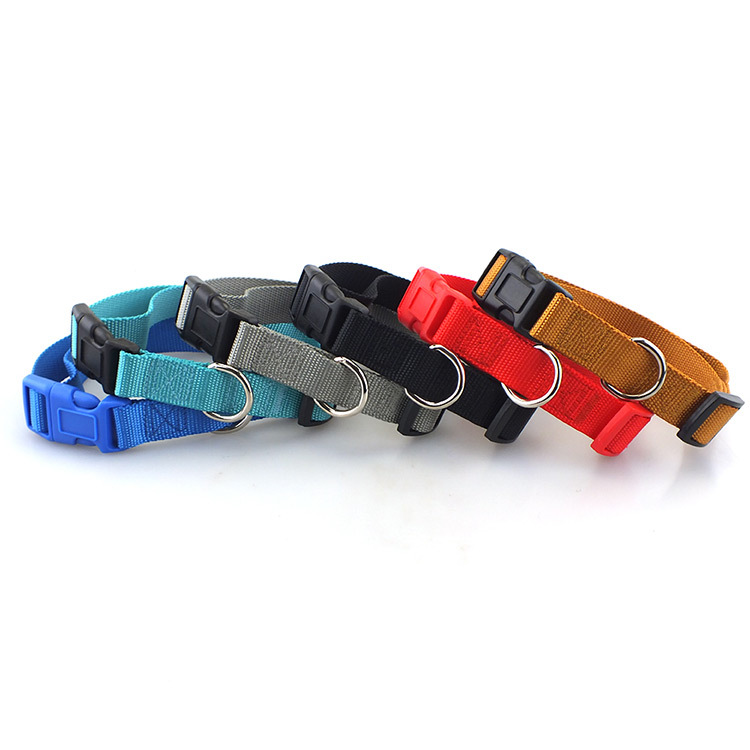 Pet Collar Four Seasons Collar Imitation Nylon Cat Collar Pet Supplies Cross Border Factory General Puppy Dog