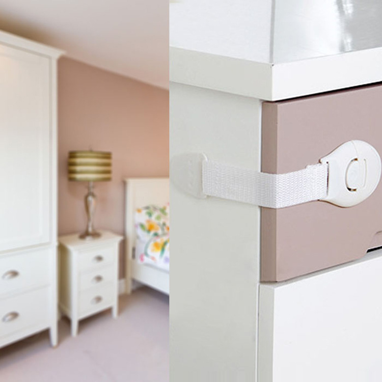 Safety Products Baby Safety Lock Drawer Lock Multifunctional Protection Baby Refrigerator Lock Children's Lengthened Cabinet Door Lock