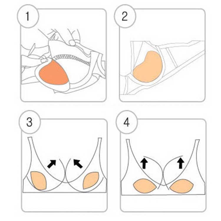 Special Adhesive Bikini Invisible Silicone Chest Sticker Wedding Dress Bra Self-adhesive Cushion Flat Chest Thickened Push-up Chest Cushion