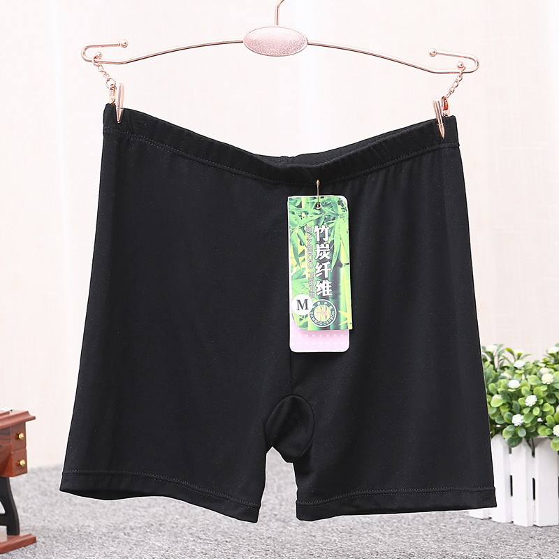 Safety pants anti-light women's summer thin non-curling belly-lifting hip outer leggings underwear two-in-one inner file