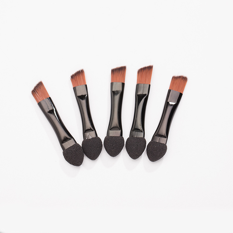 Factory direct oblique eyebrow brush black eye shadow brush eye brush beauty tools