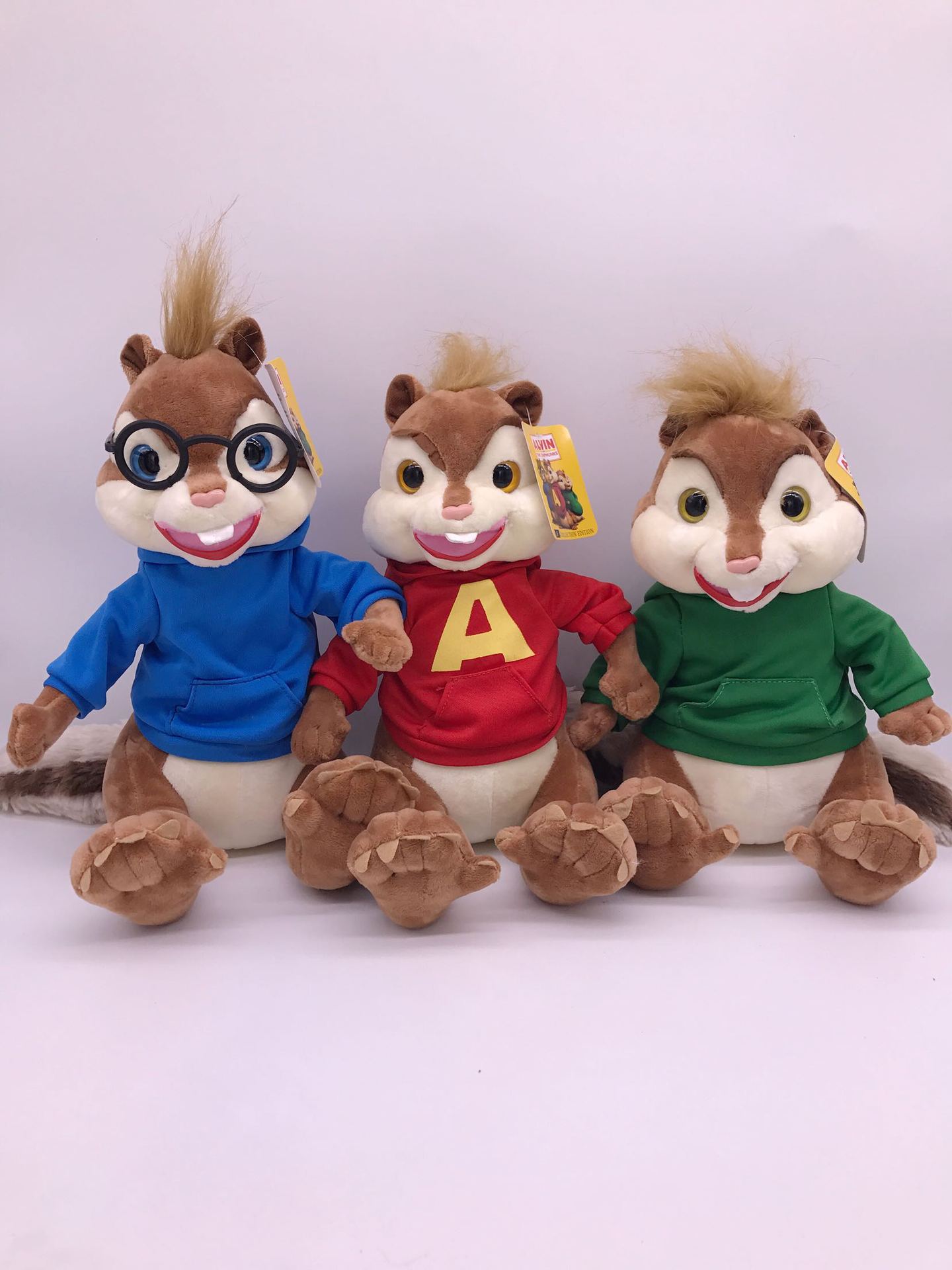 Wholesale Mouse Baby Plush Toy Cute Chipmunk Doll Squirrel Alvin Simon Children Gift
