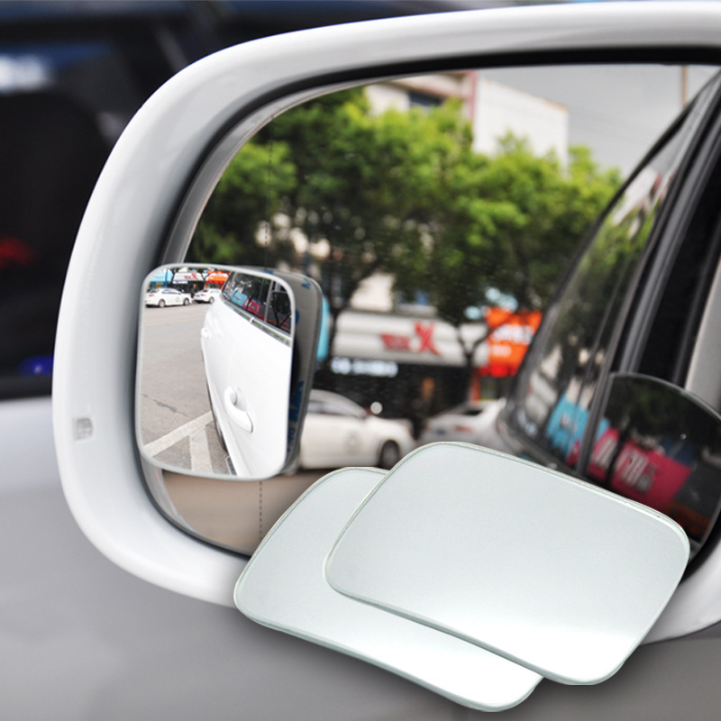 Car small round mirror car mirror HD boreless adjustable blind spot mirror wide-angle auxiliary rearview mirror car special supplies