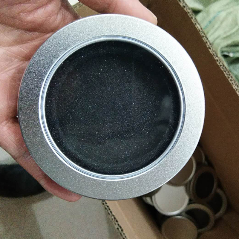Factory supply fingertip gyro round iron box plastic box suspension box 9020 tinplate box spot wholesale box