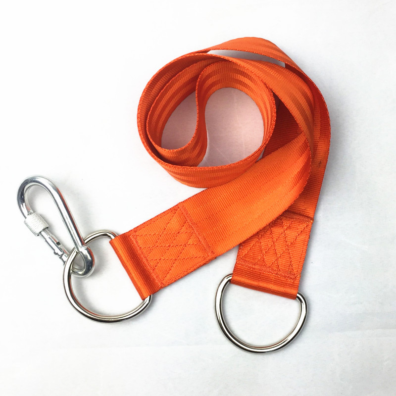 Outdoor Hammock Chrysanthemum Rope Connecting Rope Outdoor Swing Belt Indoor Yoga Sling Rope Swing Rope Polyester Hammock Strap