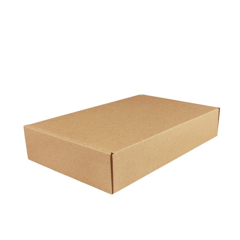 Flying Machine box factory wholesale express delivery packaging box clothing Kraft paper box color paper box 3 layer corrugated hard