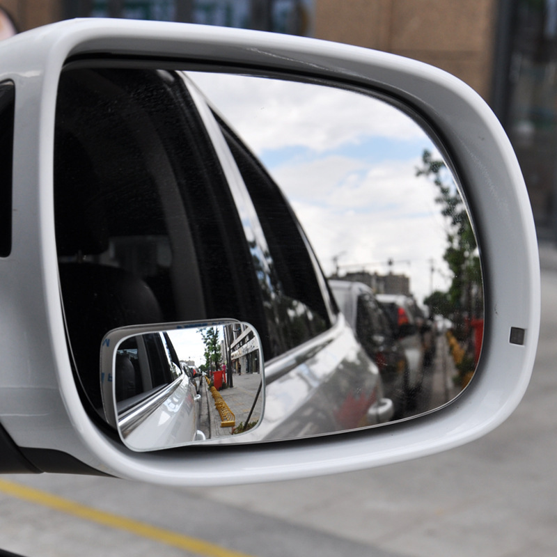 Car small round mirror car mirror HD boreless adjustable blind spot mirror wide-angle auxiliary rearview mirror car special supplies