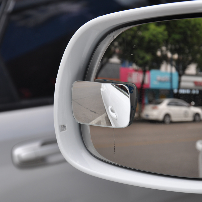 Car small round mirror car mirror HD boreless adjustable blind spot mirror wide-angle auxiliary rearview mirror car special supplies