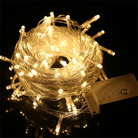 LED string lights flashing lights holiday lights Christmas wedding decoration star lights plug-in lighting project stars