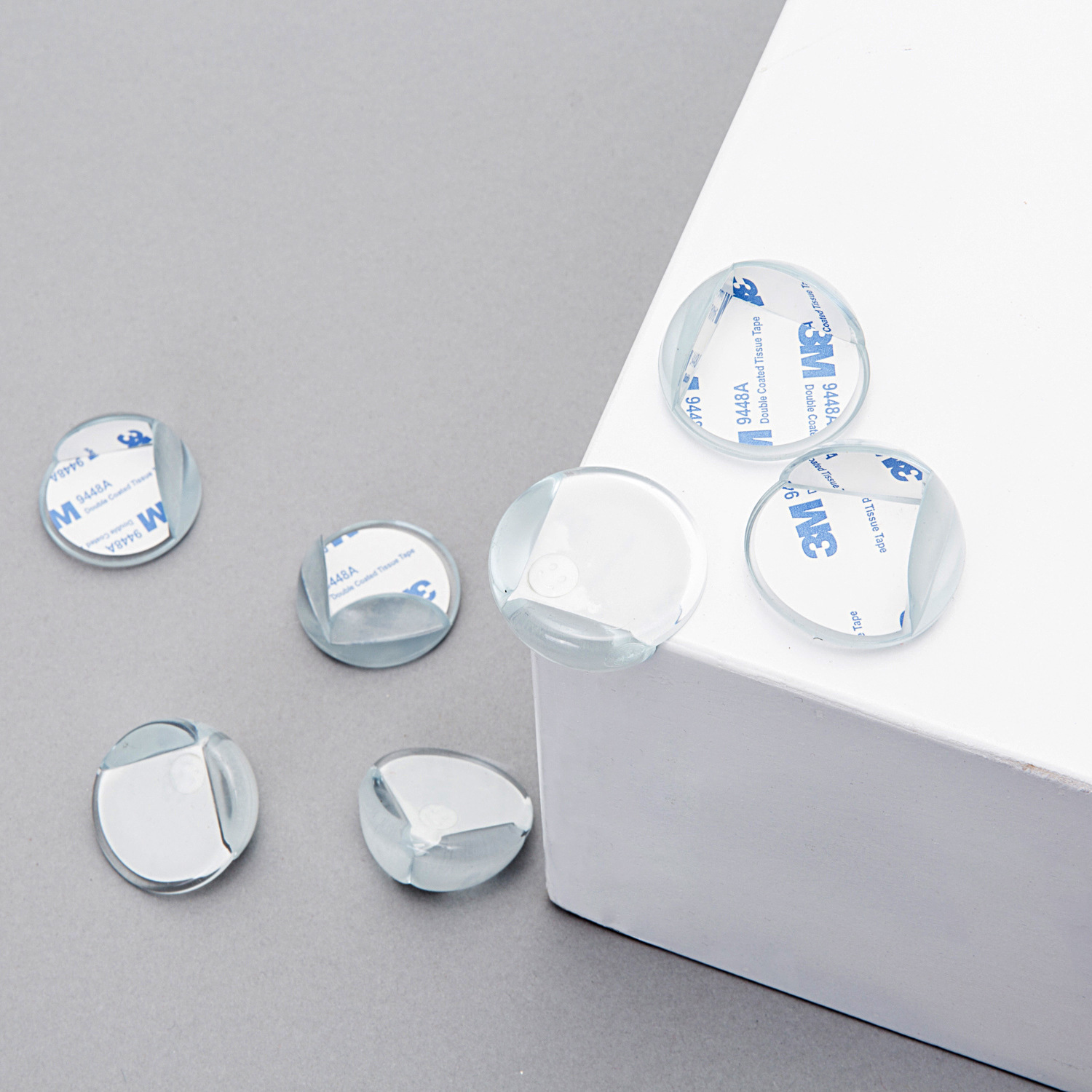 Thickened Table Corner Transparent Silicone Anti-collision Corner Anti-collision Corner Protective Cover Table Coffee Table Children's Bag Table Corner