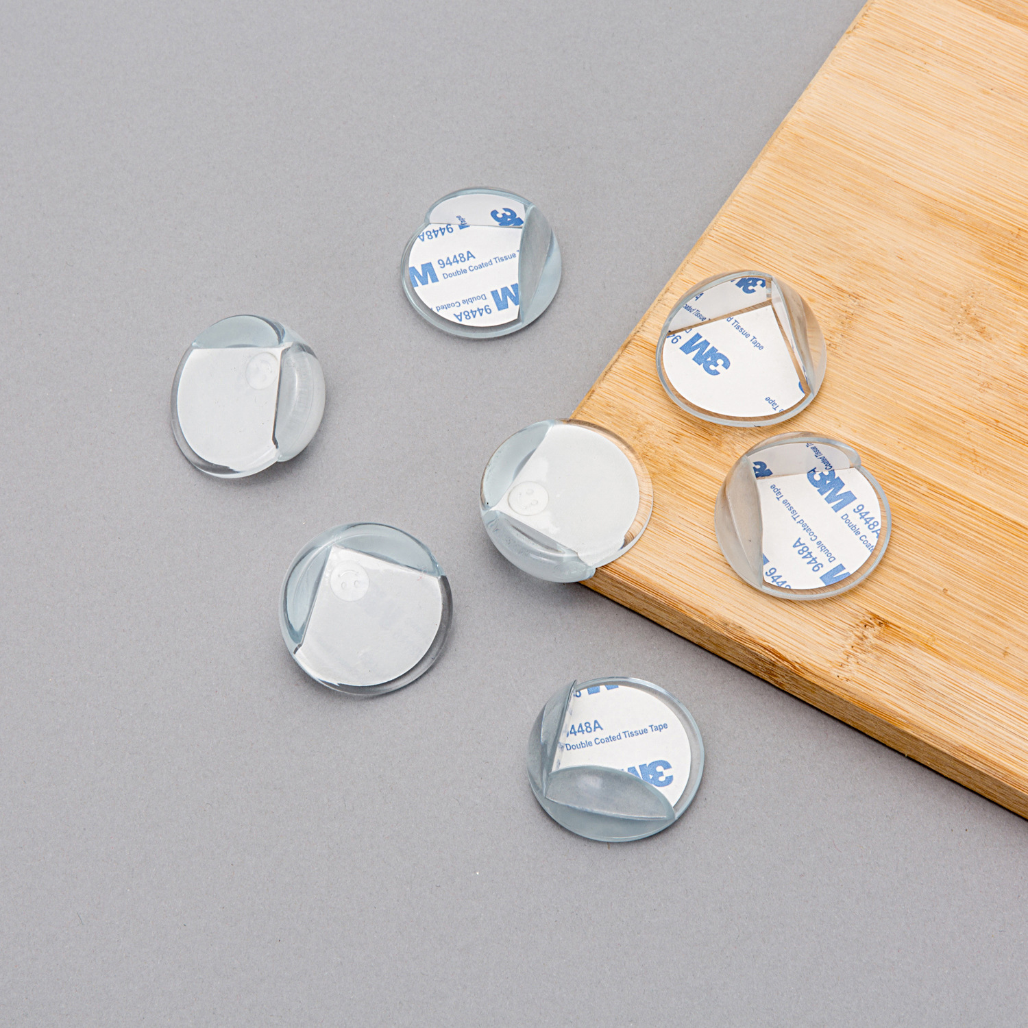 Thickened Table Corner Transparent Silicone Anti-collision Corner Anti-collision Corner Protective Cover Table Coffee Table Children's Bag Table Corner