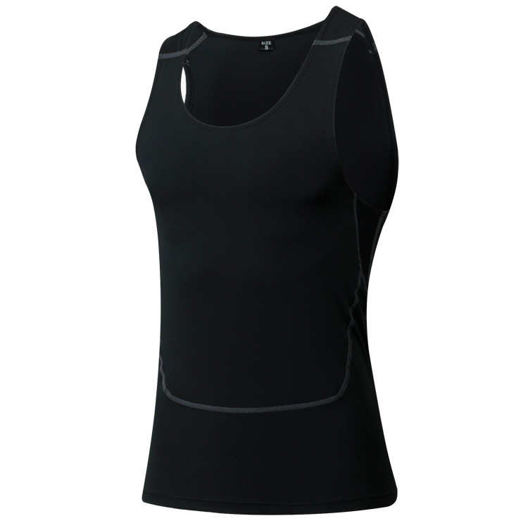 Fanyi Source Factory Tight Training Men's Sports Vest Training Fitness Running Quick-drying High-elasticity Vest