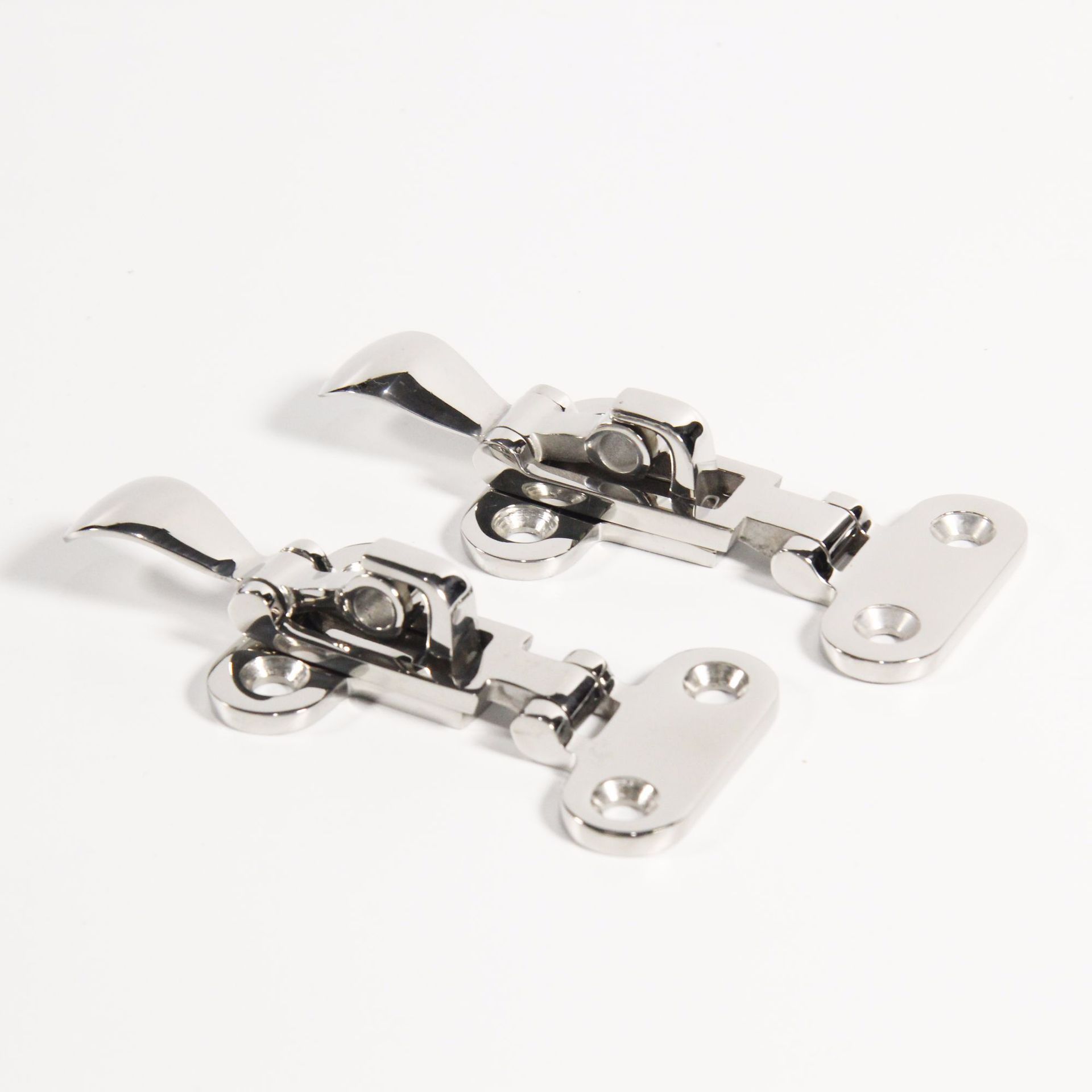 Buckle 110 * 50mm stainless steel 316 distribution box hinge wooden box hinge universal heavy metal box buckle