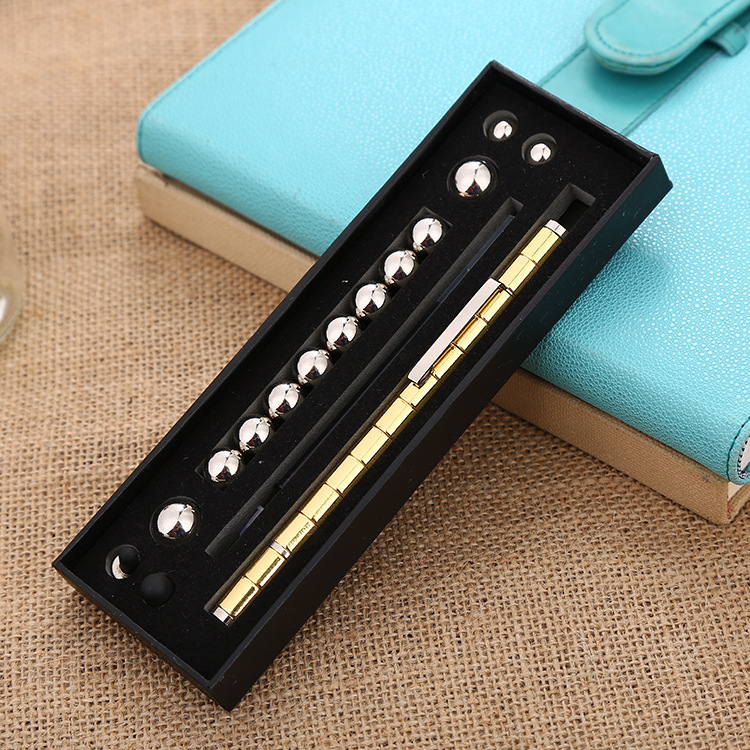 Factory wholesale magnetic pen magnetic pen fun magnet pen metal magnetic magnet water pen gift box