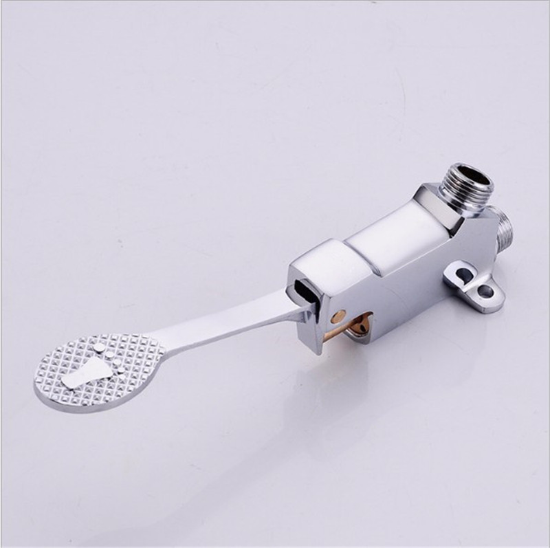 Factory wholesale kitchen dish basin stepping on the water outlet valve foot stepping on the faucet faucet without contact single Cold Faucet
