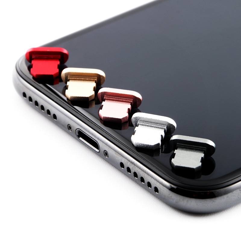 For Apple x dust plug iphone x metal xs max mobile phone universal charging port plug 8p data port plug
