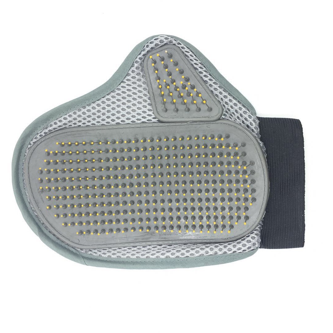 Pet cleaning gloves brush manufacturers new beauty steel needle comb pet to float hair bath brush supplies