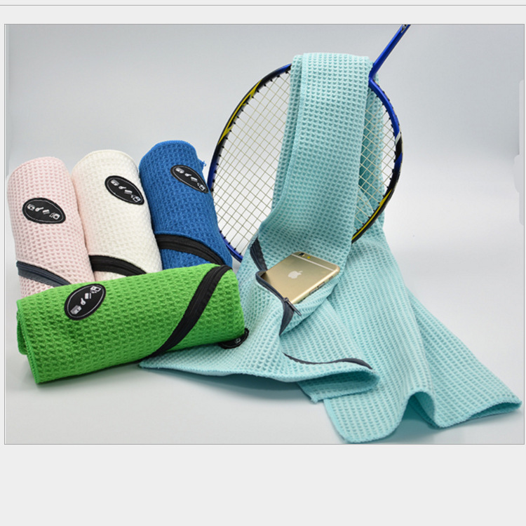 Factory Wholesale Fiber Towel Waffle Pineapple Sports Towel Fitness Towel Golf Towel