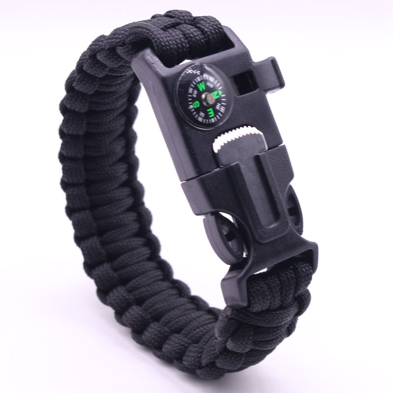 Umbrella rope bracelet survival bracelet multifunctional five-in-one multifunctional outdoor umbrella rope camping adventure Seven-core life rope