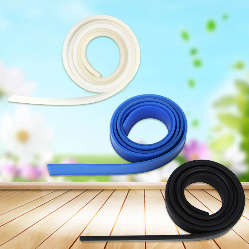 Source silicone rubber strip stainless steel glass scraper rubber strip glass scraper rubber strip 105cm leather strip