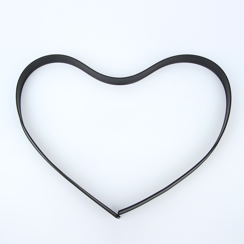 Source silicone rubber strip stainless steel glass scraper rubber strip glass scraper rubber strip 105cm leather strip