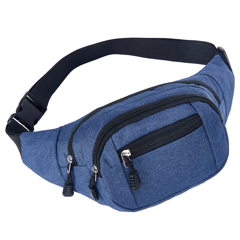 2023 New Arrival Men's and Women's Waist Bag Canvas Outdoor Mountaineering Fashionable Waterproof Casual Large Capacity Crossbody Chest Bag