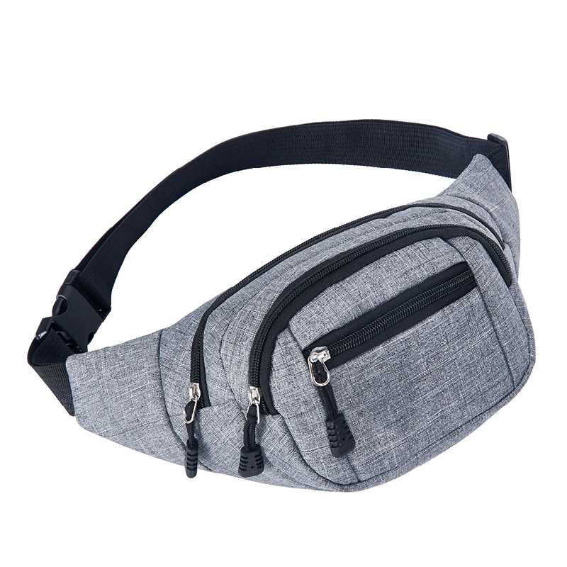 2023 New Arrival Men's and Women's Waist Bag Canvas Outdoor Mountaineering Fashionable Waterproof Casual Large Capacity Crossbody Chest Bag