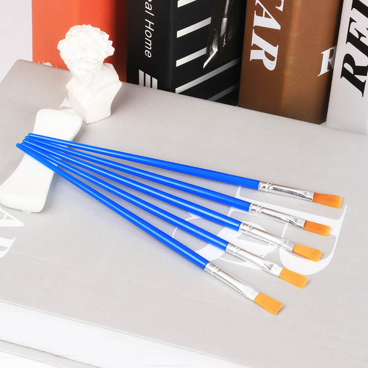 Acrylic paint strip color baby children's pigment doll 12 color set diy stone painting sealed small boxed wholesale