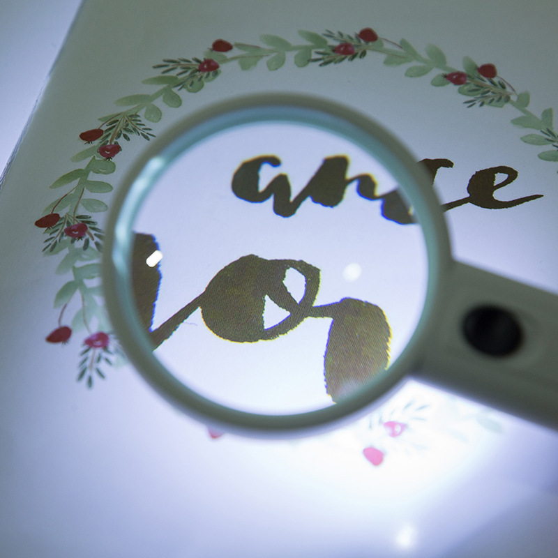 Factory direct light handheld LED magnifying glass MG6B-56B-46B-36B-2