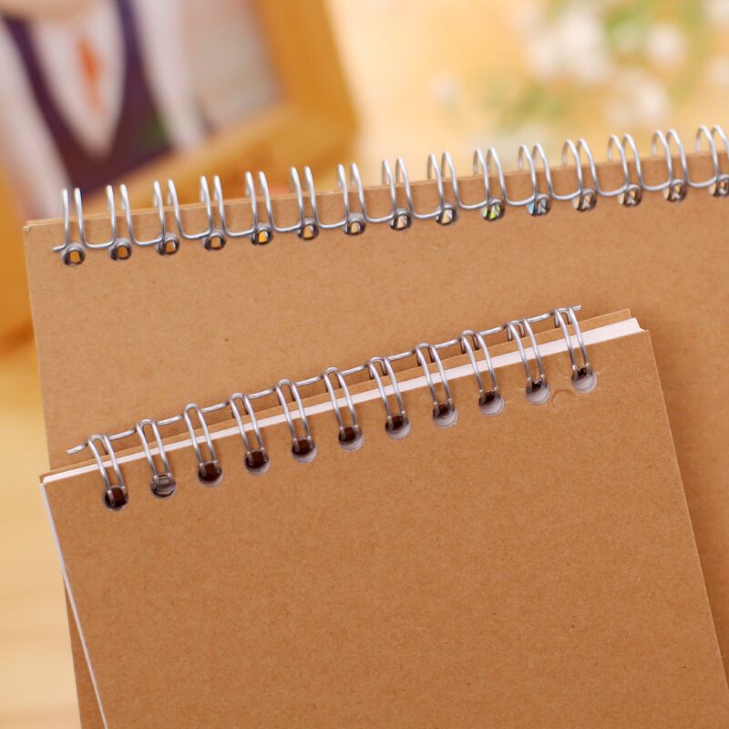 Kraft Paper Coil Notebook Blank Sketch Book Sketch Doodle Book Sketch Book Sketch Book Sketch Book Sketch Book Sketch Book