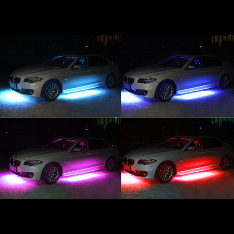 車のアンダーボディライト 90*120 アプリリモコン Rgb リズムサウンドコントロール装飾雰囲気修正車両ボトムライト|undefined