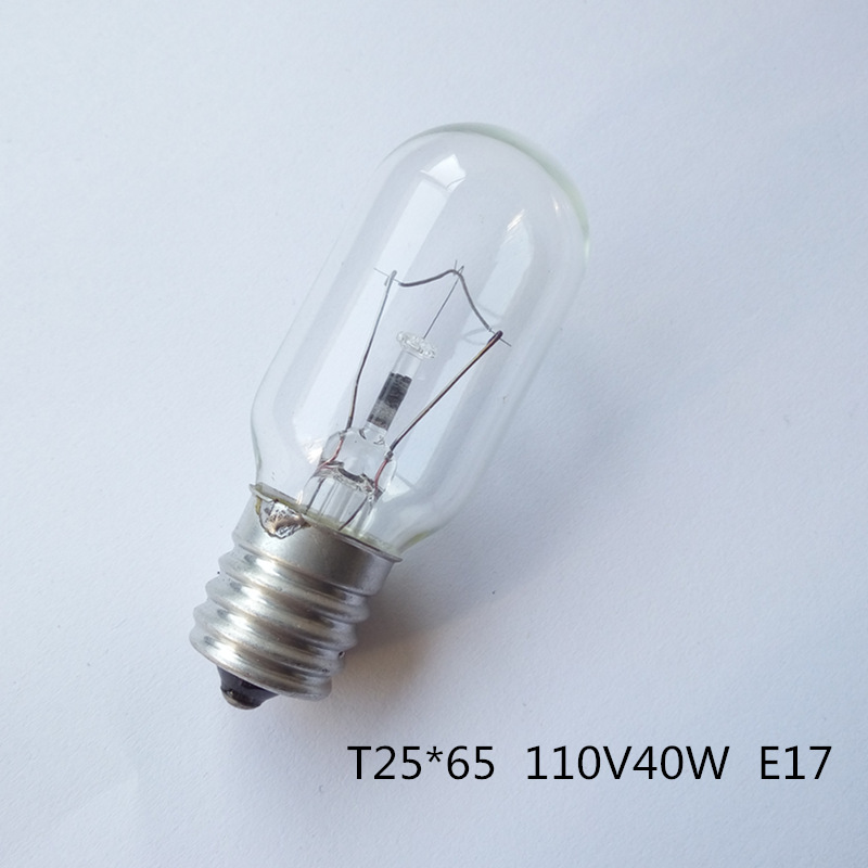 Microwave oven bulb American standard E17 lamp holder high temperature resistance 110V40W T 25 120 V40W MW40B T8