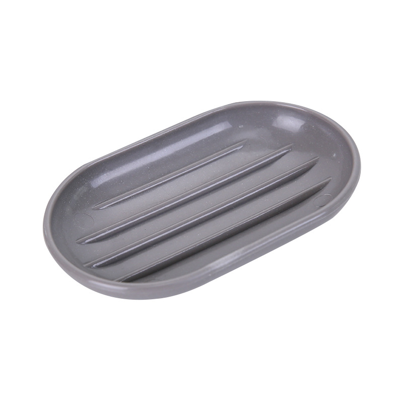 Oval Soap Box Toilet Portable with Lid Creative Household Cute Non-perforated Drain Soap Rack Travel Soap
