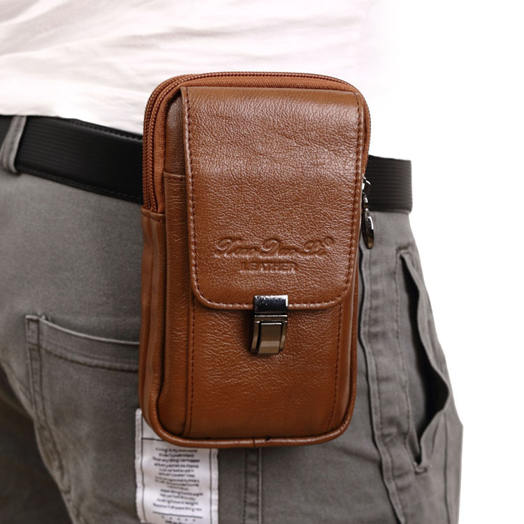 Little Dolly Men's Leather Waist Bag 5.5/6 