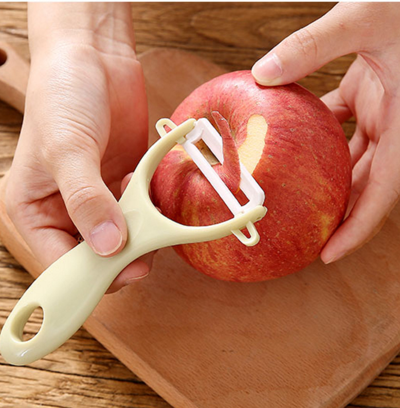 厨房多功能素色陶瓷削皮刀厨房刨刀土豆去皮器削苹果刮皮刀水果刀