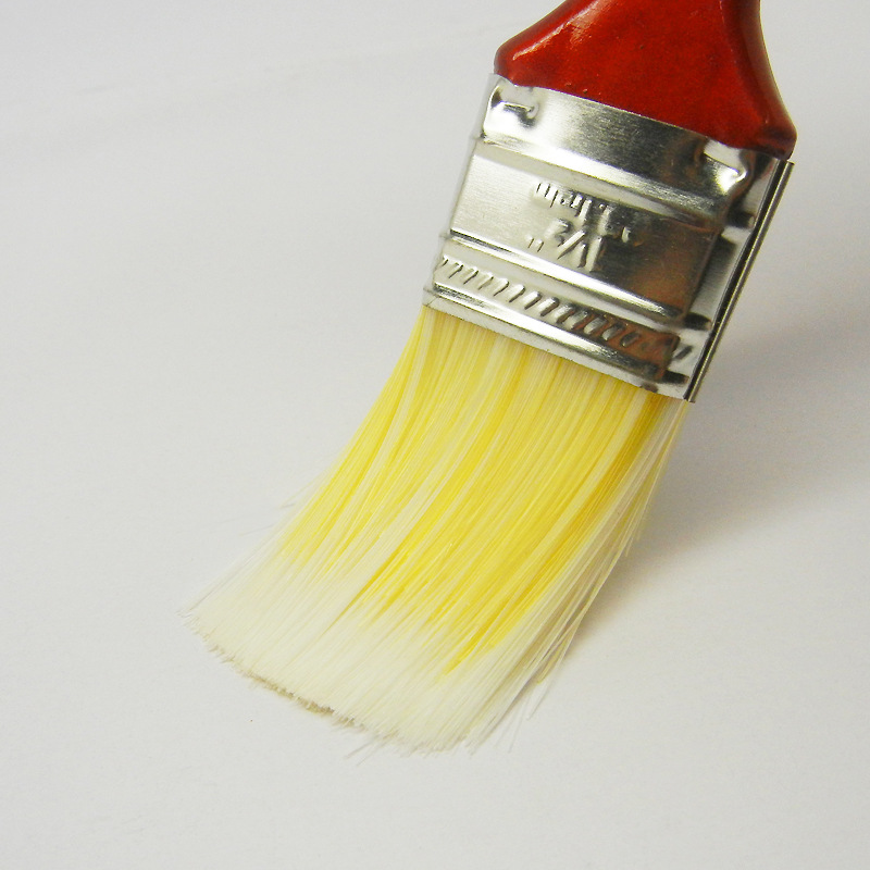 Dark red plastic handle nylon coating brush household dust removal paint brush 3PCs set cleaning tool brush