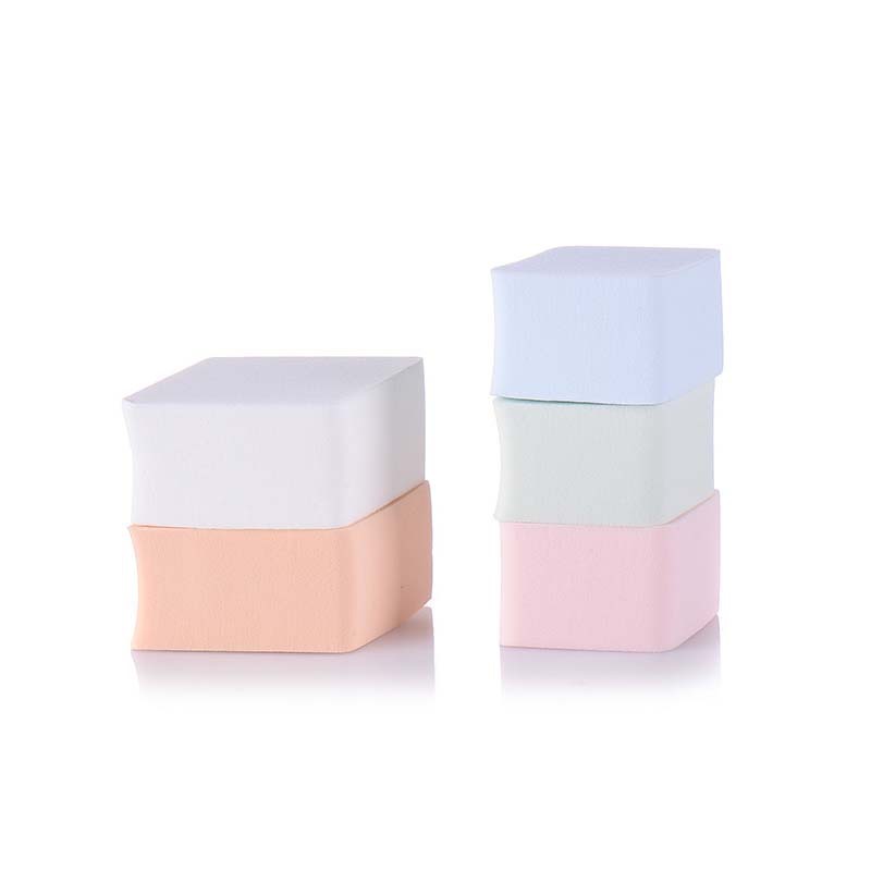 [Boxed powder puff] non-latex powder puff diamond heart-shaped round powder puff beauty tools wholesale generation